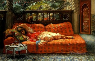 La siesta Federico Arthur Bridgman Pinturas al óleo